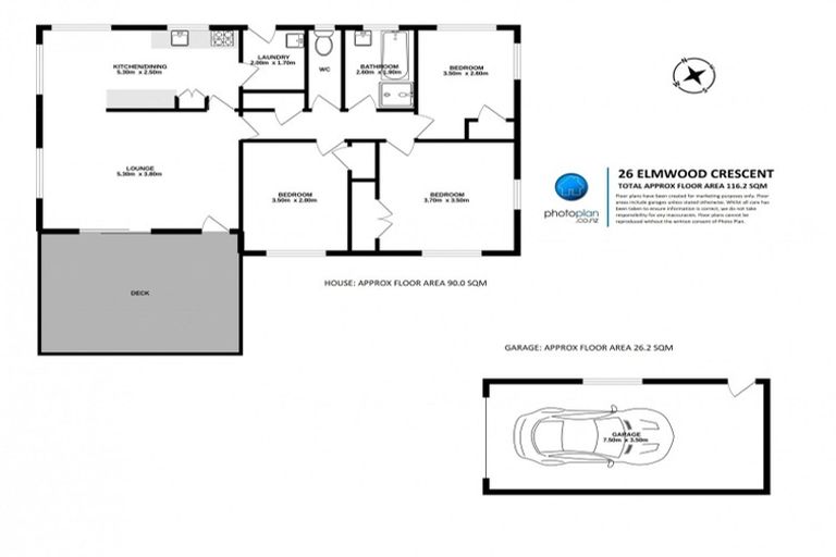 Photo of property in 26 Elmwood Crescent, Pukete, Hamilton, 3200