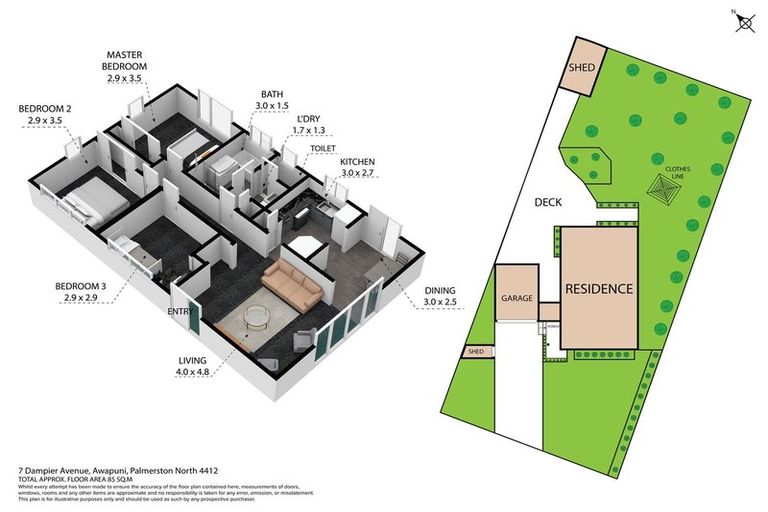 Photo of property in 7 Dampier Avenue, Awapuni, Palmerston North, 4412