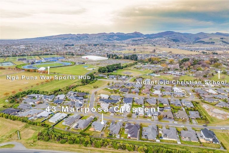 Photo of property in 43 Mariposa Crescent, Aidanfield, Christchurch, 8025
