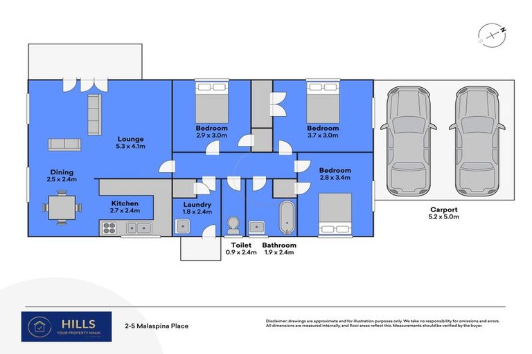 Photo of property in 2/5 Malaspina Place, Papatoetoe, Auckland, 2025