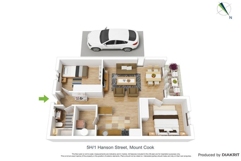 Photo of property in 5h/1 Hanson Street, Mount Cook, Wellington, 6021