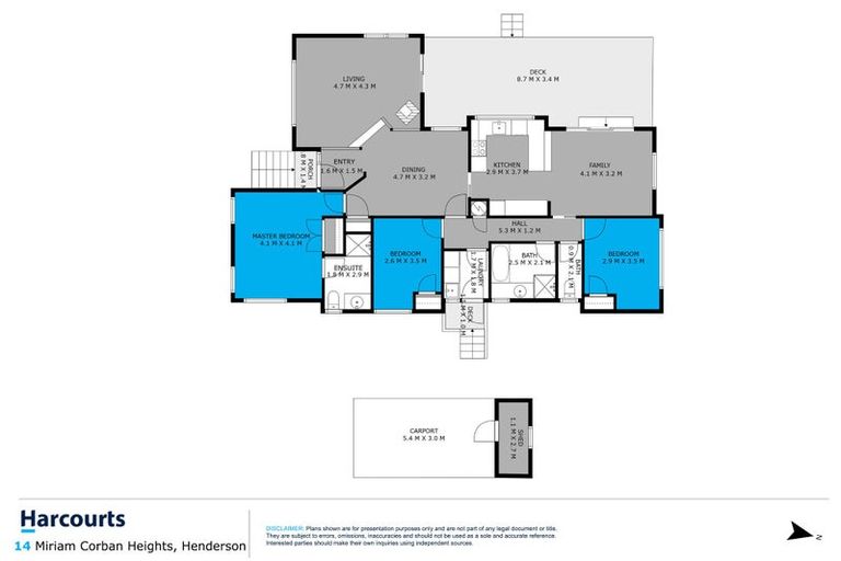 Photo of property in 14 Miriam Corban Heights, Henderson, Auckland, 0612