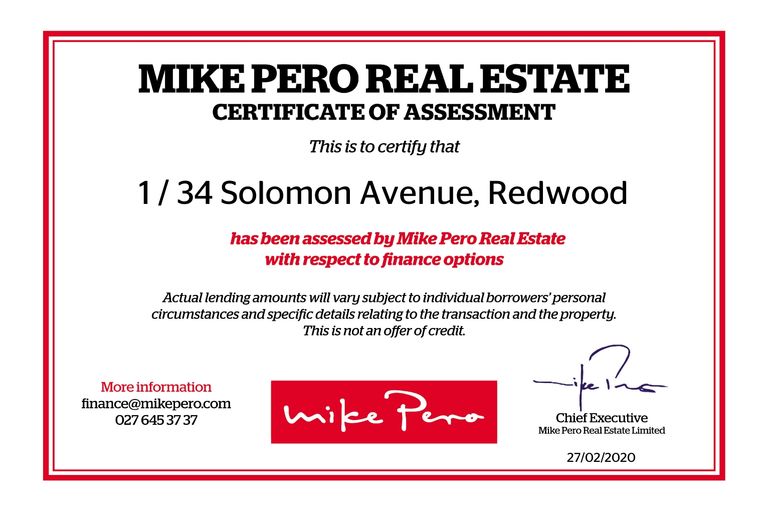 Photo of property in 34 Solomon Avenue, Redwood, Christchurch, 8051