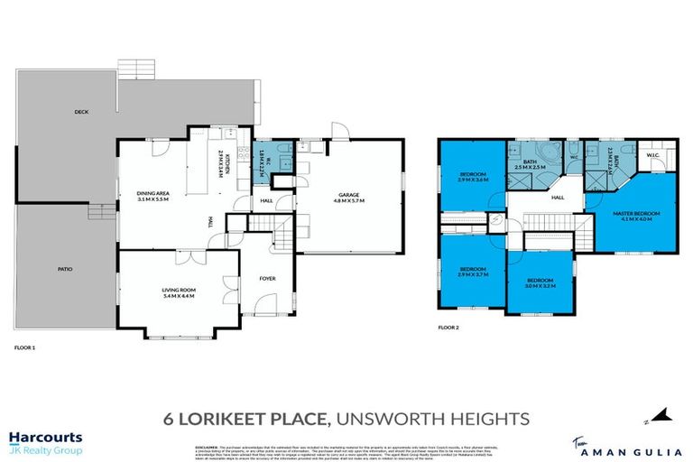 Photo of property in 6 Lorikeet Place, Unsworth Heights, Auckland, 0632