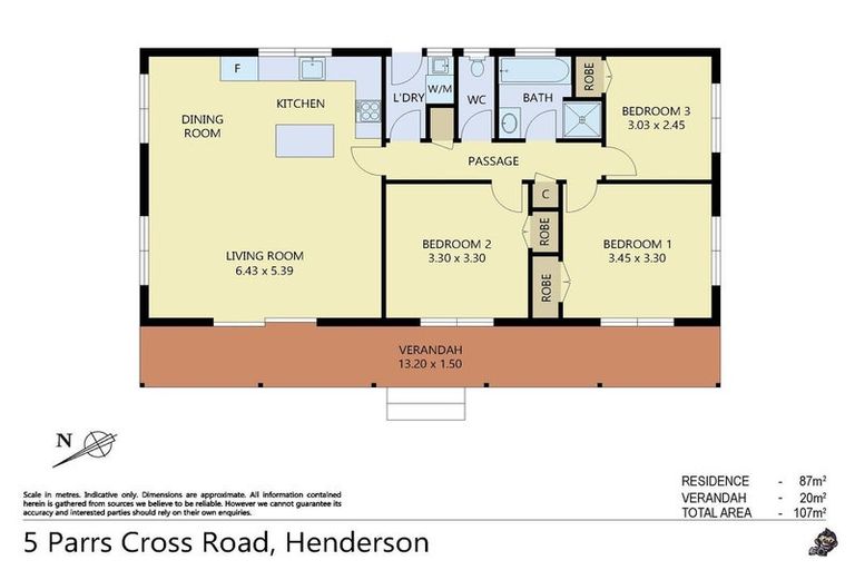 Photo of property in 5 Parrs Cross Road, Henderson, Auckland, 0612