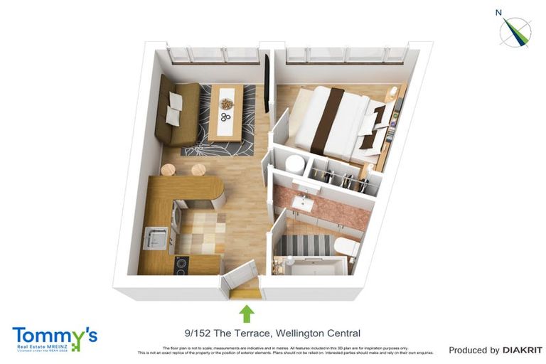 Photo of property in Hume House, 152u9 The Terrace, Wellington Central, Wellington, 6011