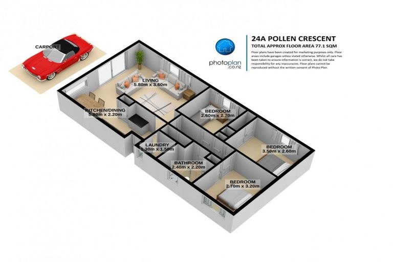 Photo of property in 24a Pollen Crescent, Melville, Hamilton, 3206