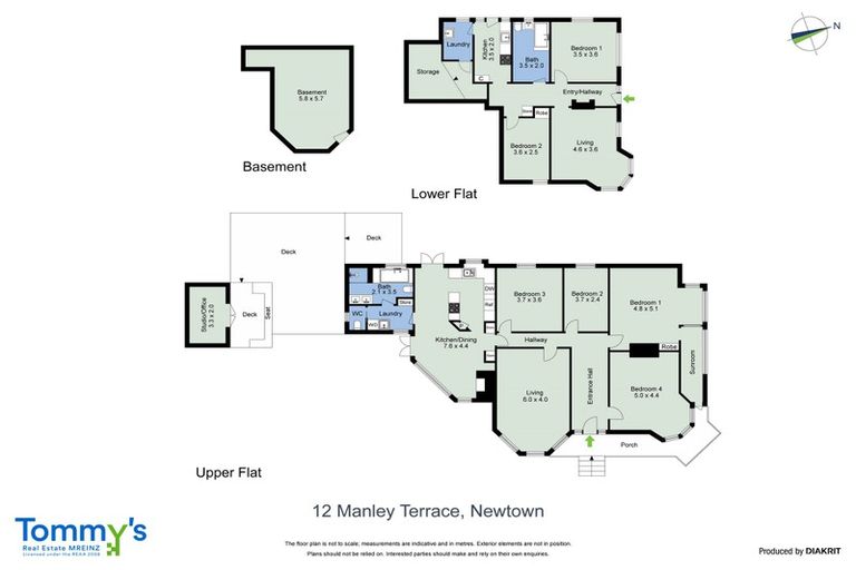 Photo of property in 12 Manley Terrace, Newtown, Wellington, 6021