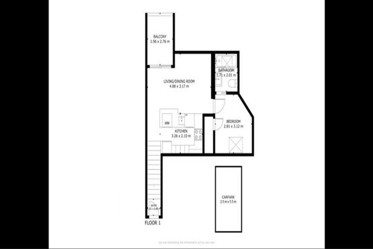 Photo of property in Metro Apartments, 18/220 Thorndon Quay, Pipitea, Wellington, 6011