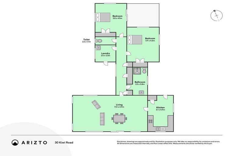 Photo of property in 30 Kiwi Road, Taihape, 4720