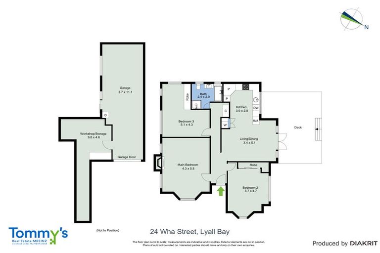 Photo of property in 24 Wha Street, Lyall Bay, Wellington, 6022