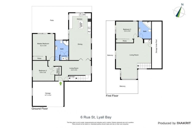 Photo of property in 6 Rua Street, Lyall Bay, Wellington, 6022