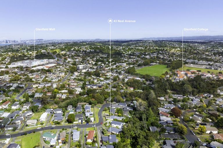 Photo of property in 43 Neal Avenue, Glenfield, Auckland, 0629