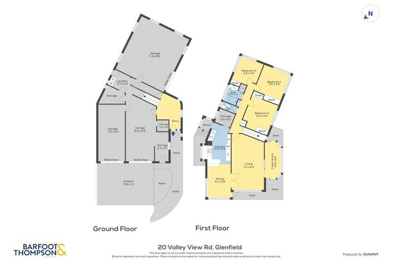 Photo of property in 20 Valley View Road, Glenfield, Auckland, 0629