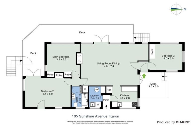 Photo of property in 105 Sunshine Avenue, Karori, Wellington, 6012