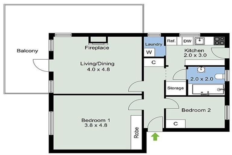 Photo of property in 40u4 Buller Street, Te Aro, Wellington, 6011