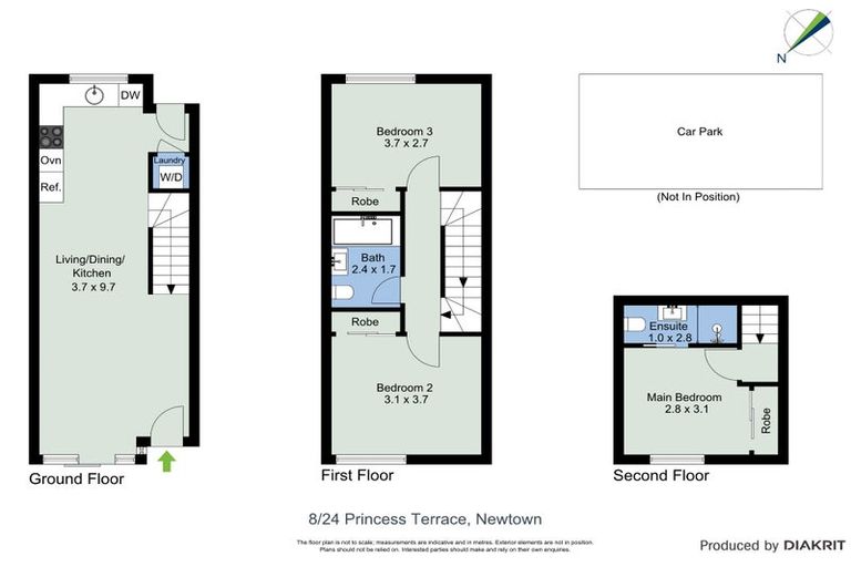 Photo of property in 8/24 Princess Terrace, Newtown, Wellington, 6021