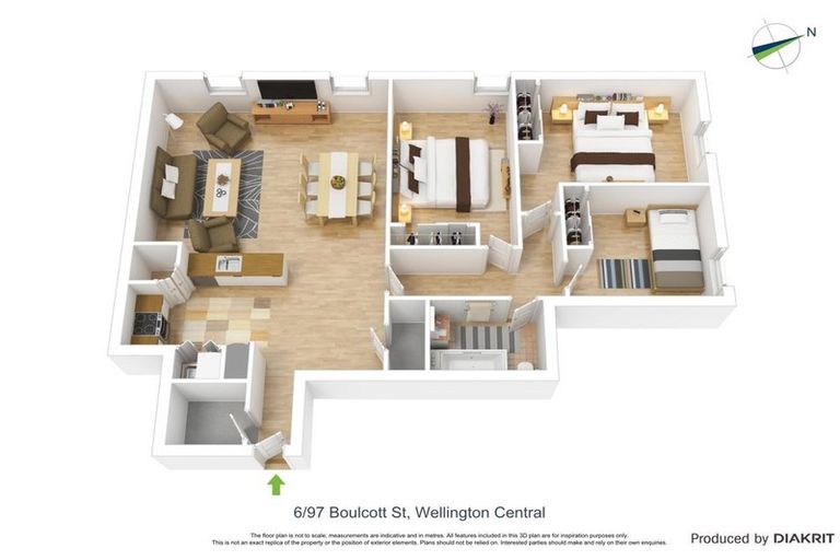 Photo of property in 97u6 Boulcott Street, Wellington Central, Wellington, 6011