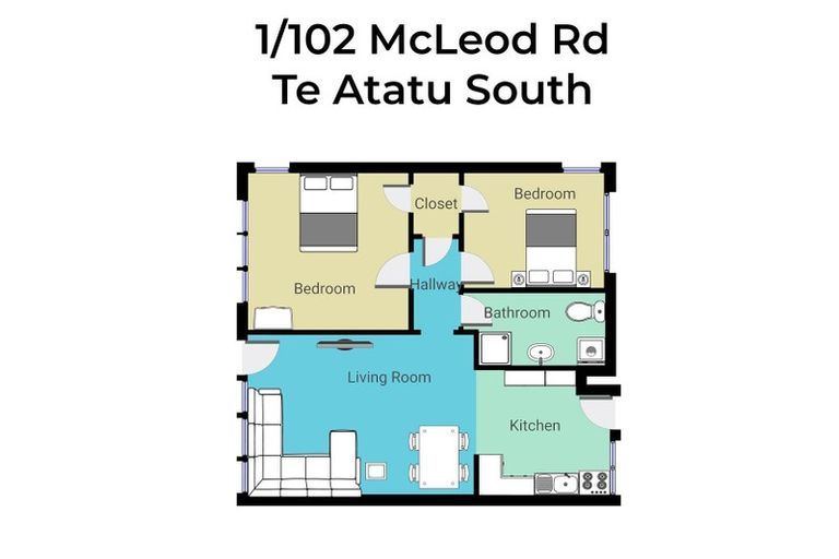 Photo of property in 1/102 Mcleod Road, Te Atatu South, Auckland, 0610