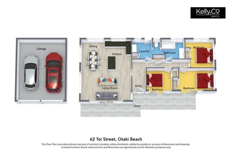 Photo of property in 62 Toi Street, Otaki Beach, Otaki, 5512