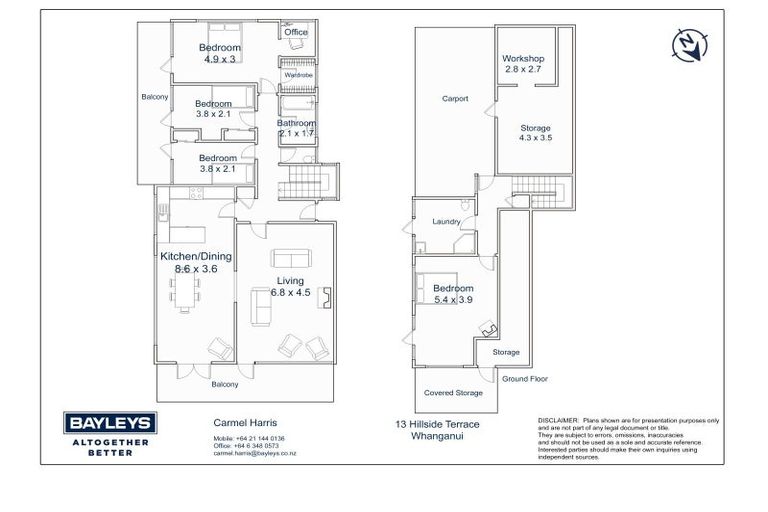 Photo of property in 13 Hillside Terrace, Saint Johns Hill, Whanganui, 4500