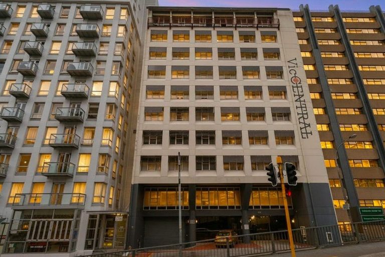 Photo of property in Orange Apartments/victoria Centr, 705/169 The Terrace, Wellington Central, Wellington, 6011