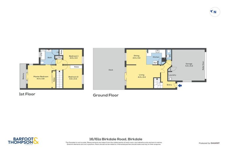 Photo of property in 16/61a Birkdale Road, Birkdale, Auckland, 0626