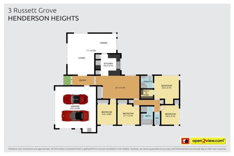 Photo of property in 3 Russett Grove, Henderson, Auckland, 0612