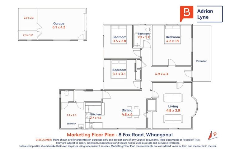 Photo of property in 8 Fox Road, Springvale, Whanganui, 4501