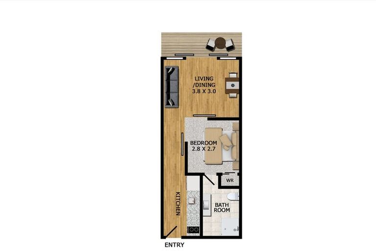 Photo of property in Frank Sargeson Apts, 106/80 Anzac Street, Takapuna, Auckland, 0622