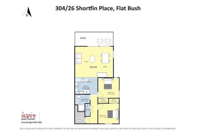 Photo of property in 304/26 Shortfin Place, Flat Bush, Auckland, 2019