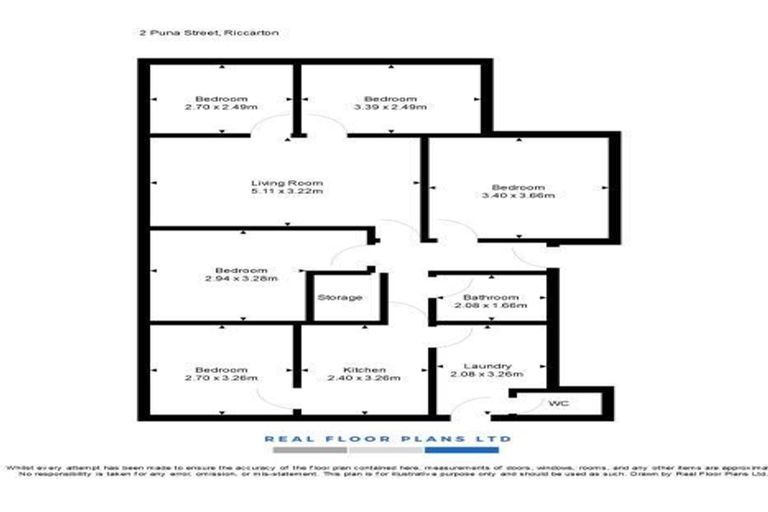 Photo of property in 2 Puna Street, Riccarton, Christchurch, 8041