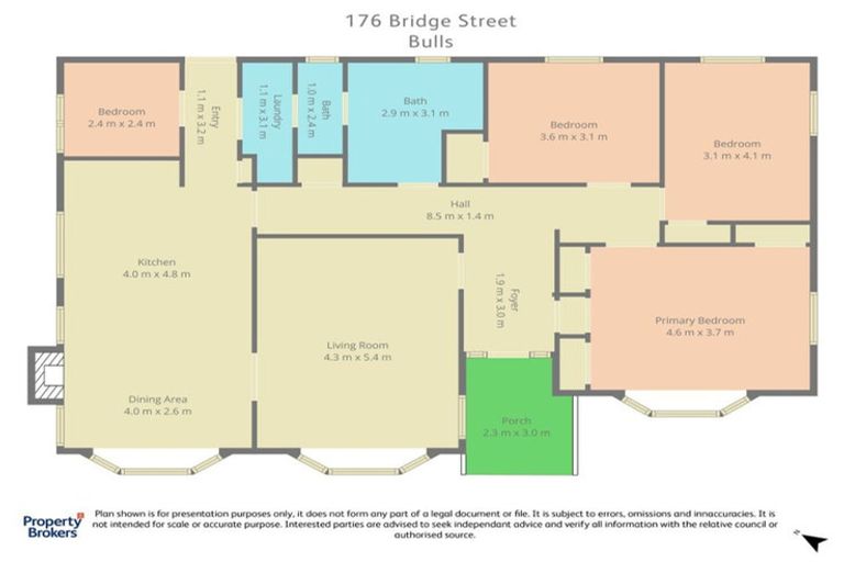 Photo of property in 176 Bridge Street, Bulls, 4818