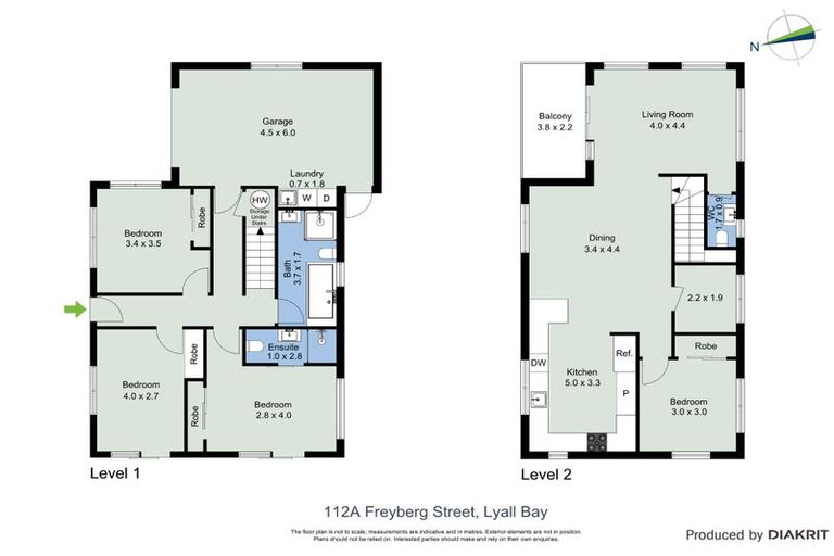 Photo of property in 112a Freyberg Street, Lyall Bay, Wellington, 6022