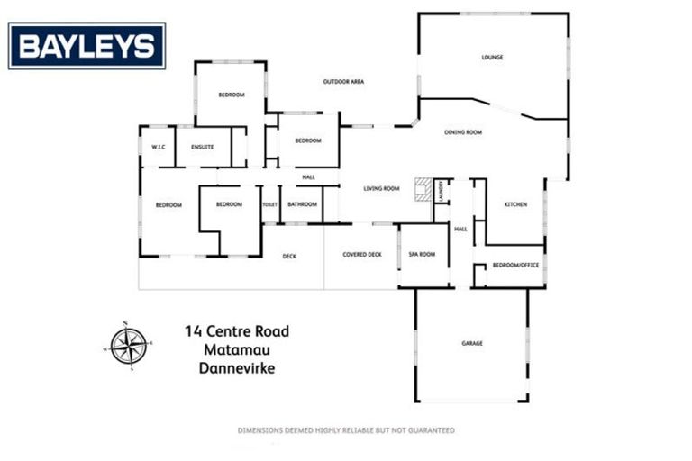 Photo of property in 14 Centre Road, Matamau, Dannevirke, 4977