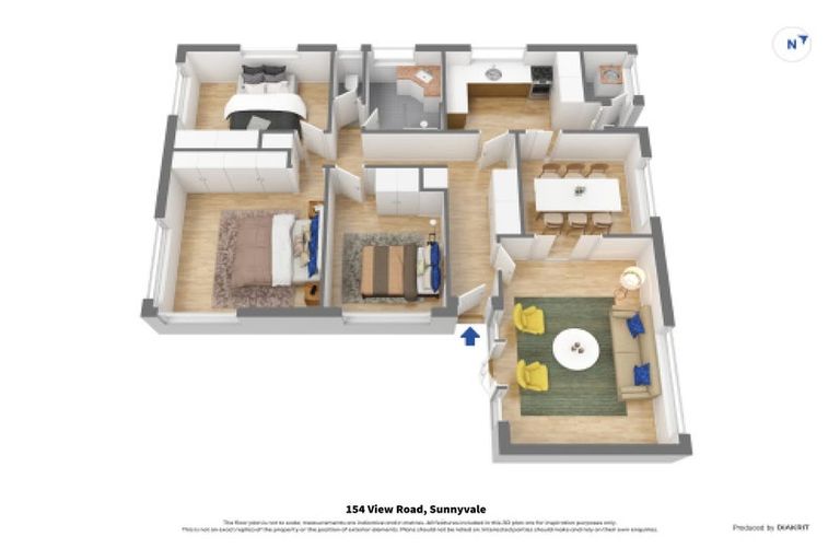 Photo of property in 154 View Road, Sunnyvale, Auckland, 0612