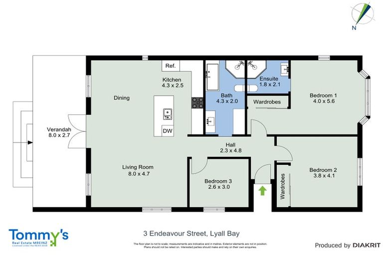 Photo of property in 3 Endeavour Street, Lyall Bay, Wellington, 6022