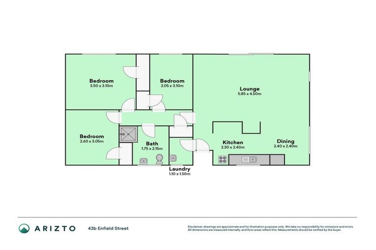 Photo of property in 43b Enfield Street, Nawton, Hamilton, 3200