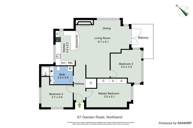 Photo of property in 67 Garden Road, Northland, Wellington, 6012