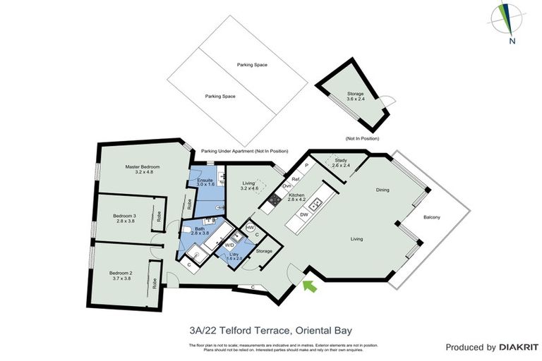 Photo of property in 3a/22 Telford Terrace, Oriental Bay, Wellington, 6011