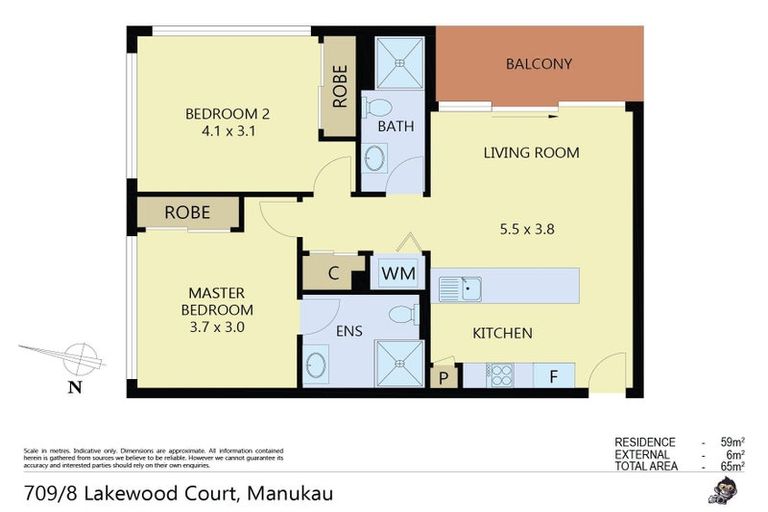 Photo of property in 709/8 Lakewood Court, Manukau, Auckland, 2104