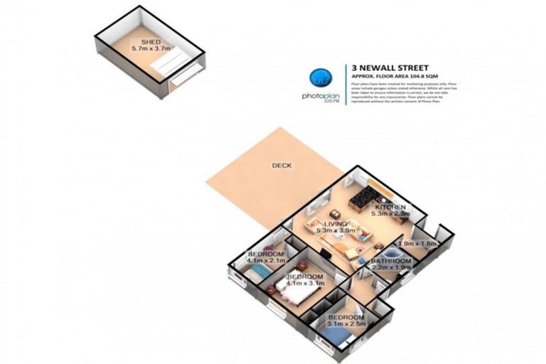 Photo of property in 3 Newall Street, Hamilton East, Hamilton, 3216