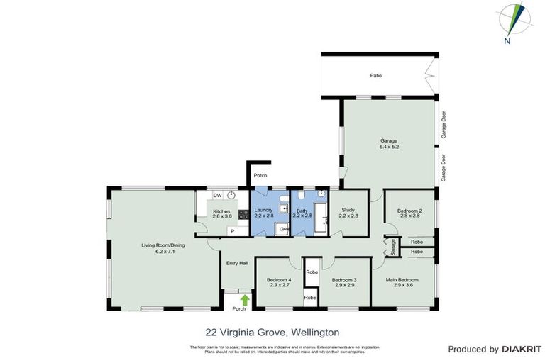 Photo of property in 22 Virginia Grove, Brooklyn, Wellington, 6021