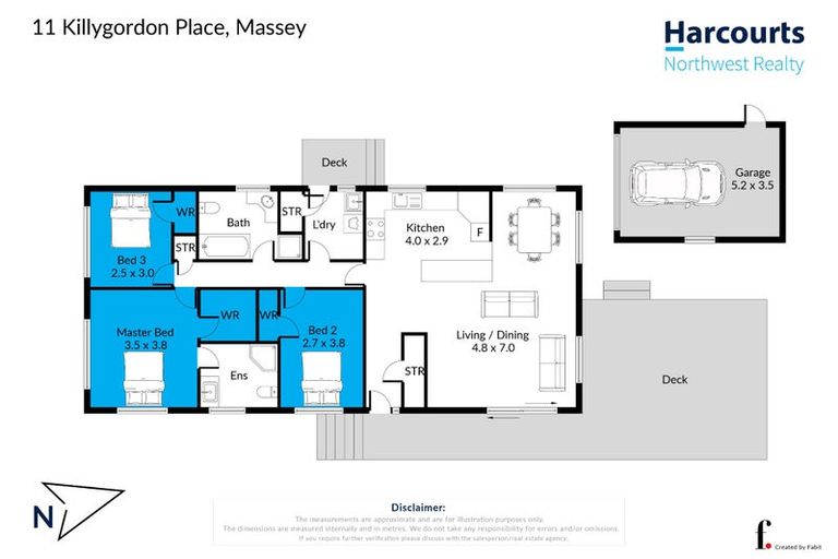 Photo of property in 11 Killygordon Place, Massey, Auckland, 0614