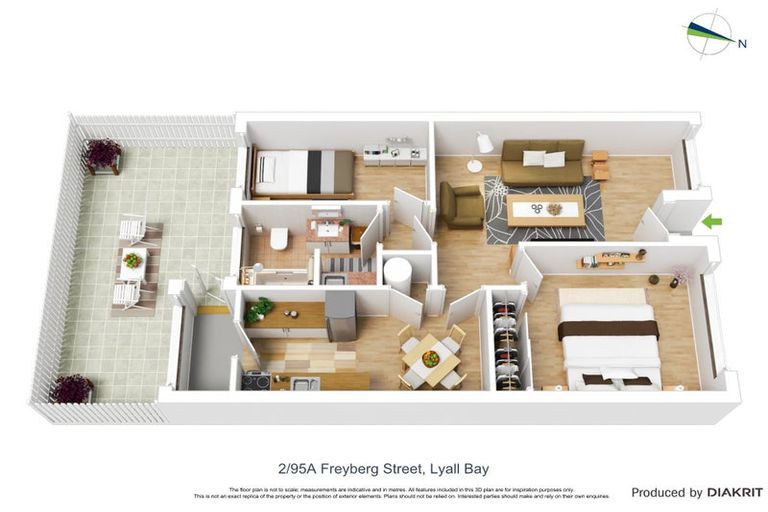 Photo of property in 2/95a Freyberg Street, Lyall Bay, Wellington, 6022