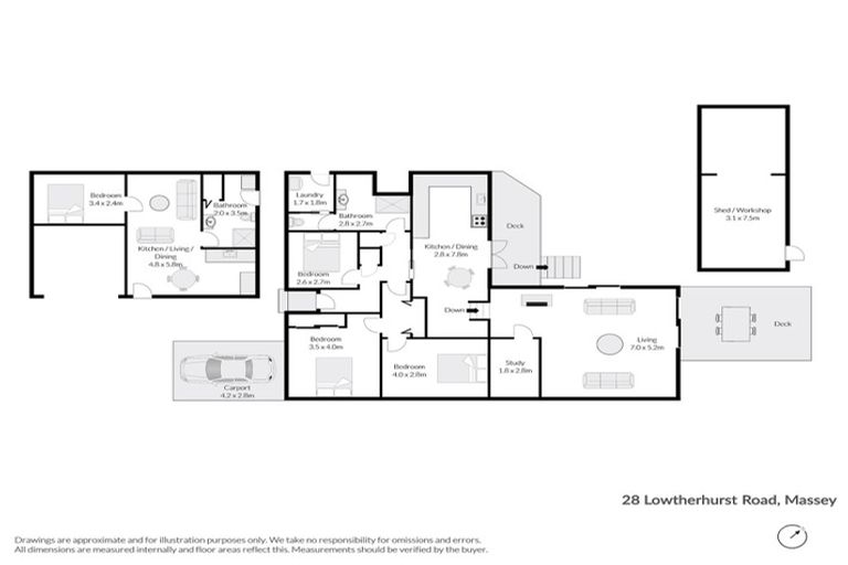 Photo of property in 28 Lowtherhurst Road, Massey, Auckland, 0614