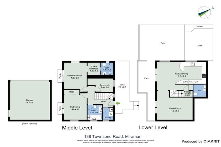 Photo of property in 138 Townsend Road, Miramar, Wellington, 6022