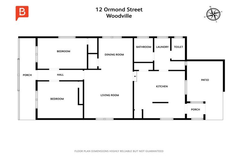 Photo of property in 12 Ormond Street, Woodville, 4920