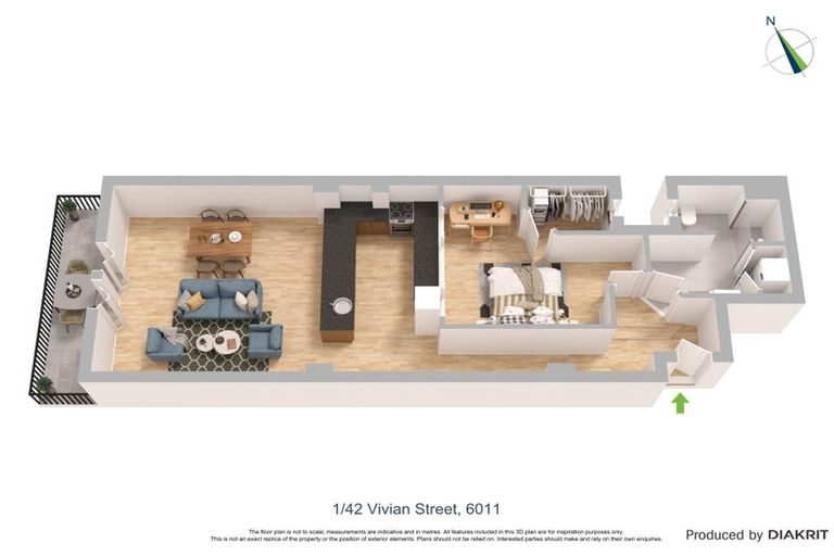 Photo of property in Palazzo, 42u1 Vivian Street, Te Aro, Wellington, 6011
