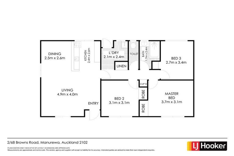 Photo of property in 2/68 Browns Road, Manurewa, Auckland, 2102